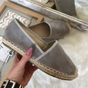 SIVÉ ESPADRILKY BALERÍNKY SLIP ON SEASTAR BB05 R40 Zapínanie nazúvací