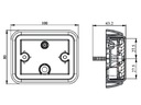 LAMP 6 LED RED PRZECIWMGLOWA 10X8CM 12V 24V photo 2 - milautoparts-fr.ukrlive.com