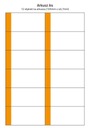 Наклейки-этикетки ОРАНЖЕВЫЕ А4 105х49,7 100 шт.