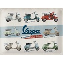 Вывеска VESPA PIAGGIO, металлический постер, 30х40