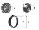 Центрирующие кольца 106,0/67,1 300 типоразмера 4 шт.
