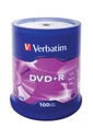 VERBATIM DVD+R 4.7 GB 100 kusov + MARKER NA POPIS EAN (GTIN) 0023942965251