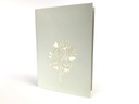 Kytica bielych ruží, 3d karta, Kvety, Deň svätého Valentína Značka GrandGift