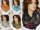 Большой, НЕЖНЫЙ ШАРФ, женский шарф, разноцветные цветы