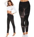 СПОРТИВНЫЕ ЛЕГИНГИ MESH GYM ЧЕРНЫЕ 9011 M