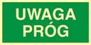 Наклейка-знак порога внимания 10х20, фольга