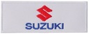 Нашивки SUZUKI в полоску с тюнинговой вышивкой