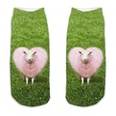 НОСКИ LOVE SHEEP SHEEP ПОДАРОК ​​НА ДЕНЬ СВЯТОГО ВАЛЕНТИНА LOVE