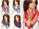Большой элегантный шарф Шарф с различными узорами