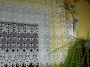 Krémová záclona s gipiúrou 110x90 cm polyester Glk Vzor klasický