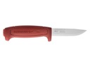 Nôž Morakniv BASIC 511 Carbon Steel červený Ďalšie vlastnosti protišmyková rukoväť puzdro klip pre uchytenie