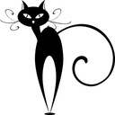 Naklejka kotek kot szkocki prosty, luźny puszysty, zwierzęcy munchkin na  wymiar • kot, zwierzęcy, kotek •