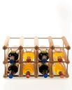 Loftový stojan na víno regál na PET fľaše EKOLOGICKY ODOLNÁ 8topánka KOV Výška produktu 22.5 cm
