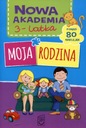 НОВАЯ АКАДЕМИЯ ДЛЯ 3-ЛЕТНИХ ДЕТЕЙ МОЯ СЕМЬЯ + 80 НАКЛЕЙКОВ