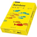 Цветная бумага Rainbow А4 160г темно-желтая R18