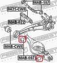 FEBEST MAB-087 BEARING SWINGARM photo 12 - milautoparts-fr.ukrlive.com