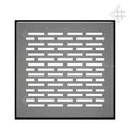 podlahová mriežka FLOOR 17x17 cm - brúsená 17/SZ Kód výrobcu 17/SZ/FLOOR/SZLIF