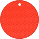 SILIKONOWA PODKŁADKA POD GARNEK CZERWONA MATA