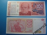 Аргентина 100 Australes UNC p327b 1985 Заміна