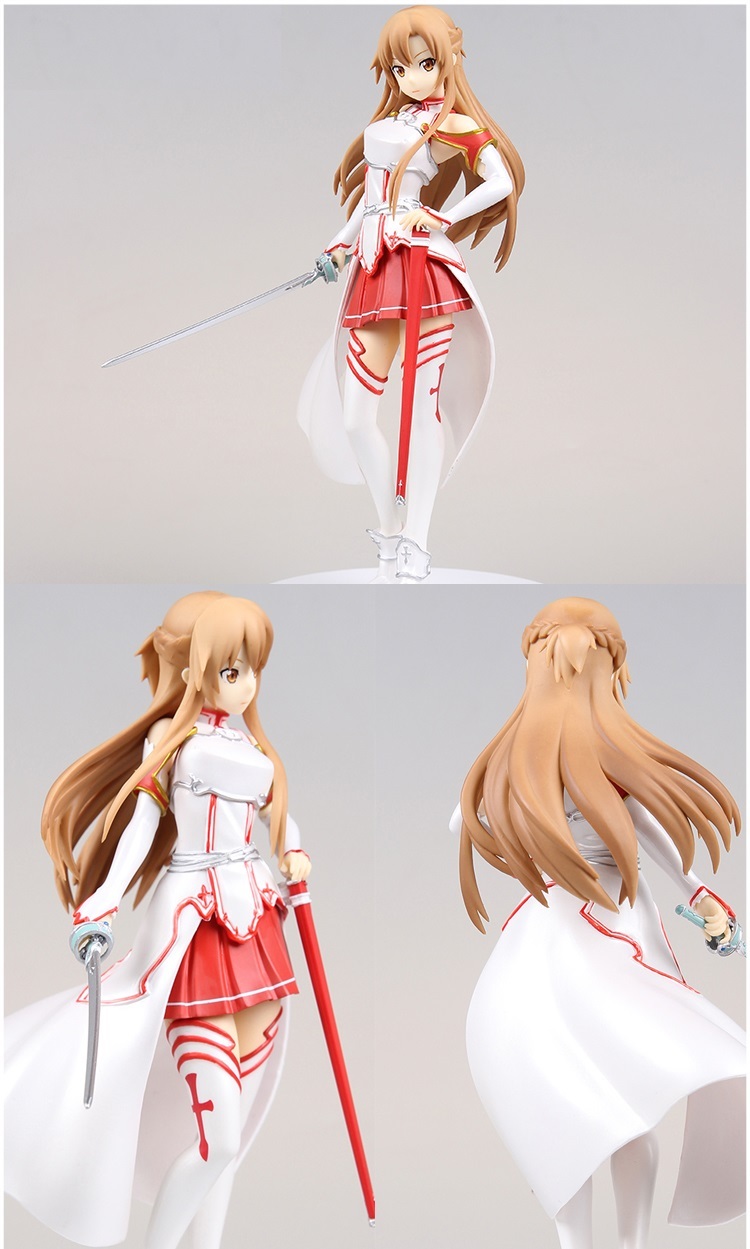 Anime Sword Art Online Yuuki Asuna PVC Action Figure 