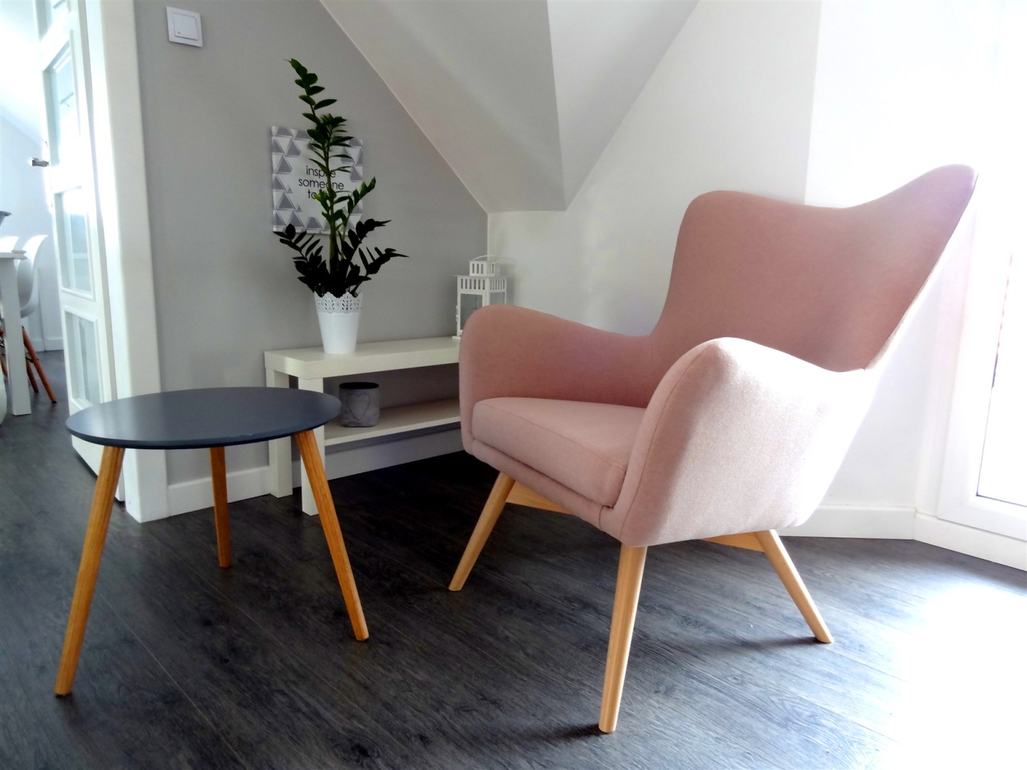 Skandynawski FOTEL GRANDE retro uszak PROMOCJA -20 ...