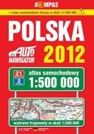 Polska. Auto nawigator 2012. Atlas samochodowy w skali 1:500 000