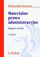 Materialne prawo administracyjne Zbigniew Leoński