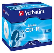 Płyty CD-R Verbatim Pro Audio 80 Minut 10szt Wawa