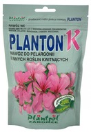 Planton K 200 g rozpustné hnojivo pre kvitnúce, Pelargónie