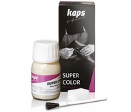 Farba na topánky biela Kaps 25 ml super color 101 kožené syntetické