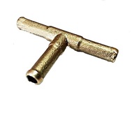 Тройник металлический 6 mm 6x6x6 вакуум газа