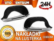 Хромирование накладки на зеркала audi a3 a4 b8 a5 a6 c6 a8 d3 хром, хромом p+l
