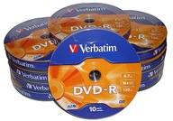 Płyty Verbatim DVD-R AZO Szp 10 Promocyjna cena