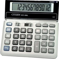 Kalkulator CITIZEN SDC 868L biurowy Szary czarny