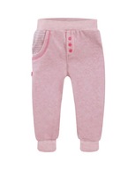 Spodnie niemowlęce dresowe FOREST różowe roz. 62