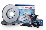 2× Bosch 0 986 479 266 Brzdový kotúč + Bosch 0 986 494 163 Sada brzdových doštičiek, kotúčové brzdy