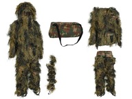Maskovacie oblečenie v lese Ghillie Suit Woodland Mil-Tec XL/XXL