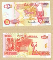 ZAMBIA 50 KWACHA 1992 r. UNC
