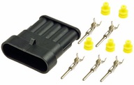 Гнездо, разьемов герметичное, герметическое 5 pin superseal 1,5 соединитель - фото