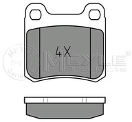 Тормозные колодки, колодки тормоза задний mercedes 190 (w201) -93 meyle - фото