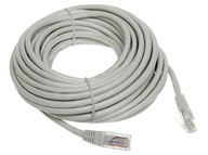 PATCHCORD RJ45/10-GREY UTP kat.5e ŠEDÁ 10m