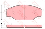Тормозные колодки, колодки тормоза перед toyota hilux dyna hiace vw taro