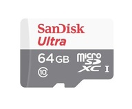 SanDisk MICRO SD XC ULTRA 80MB/s C10 UHS-I 64GB