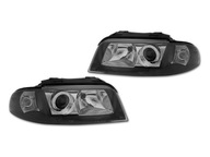 Фара лампа комплект audi a4 b5 8d0 99- рестайлінг, підйомник black - фото
