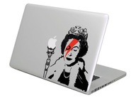Nálepka na MacBook Apple i - Banksy Kráľovná