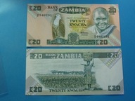 Zambia Banknot 20 Kwacha 1980-88 P-27e UNC