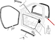 USZCZELKA SZYBY DRZWI LEWA WEWNĘTRZNA FIAT PALIO