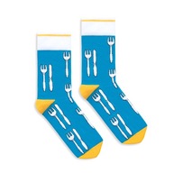 PONOŽKY DLHÁ BANANA SOCKS 36-41 KNIFE AND FORK