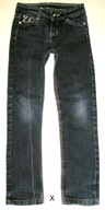 Spodnie RURKI Jeans DENIM CO r. 134/8-9 lat
