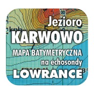 Jezioro Karwowo mapa na echosondy Lowrance Simrad